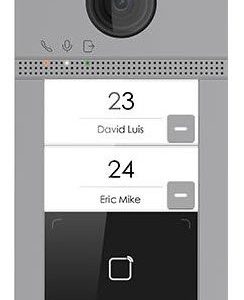 Hikvision 2 Button Metal Villa Outdoor Station, CMOS 2MP HD Colorful Camera,, Aluminum alloy, 2-ch Indoor station access, Wi-Fi 802.11b/g/n, Surface mounting Standard PoE/ 12 VDC,