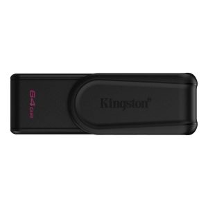 KINGSTON 64GB PORTABLE USB 3.2 GEN 1 DATATRAVELER EXODIA S (BLACK/BLACK)