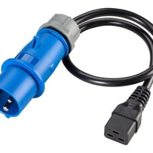 Eaton C19 to IEC309 16A/1P plug adaptor, 50 cm