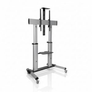 Eaton Heavy-Duty Rolling TV Stand, Height Adjustable, 60" - 100" Screens