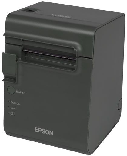 TM-L90 (432): Ethernet, Built-in USB, PS, Dark Grey Epson TM-L90 (432): Ethernet+Built-in USB, PS, EDG, Black, Ethernet interface (100, Full Cut, PS-180, 79,50 ± 0,50 (W) mm x dia
