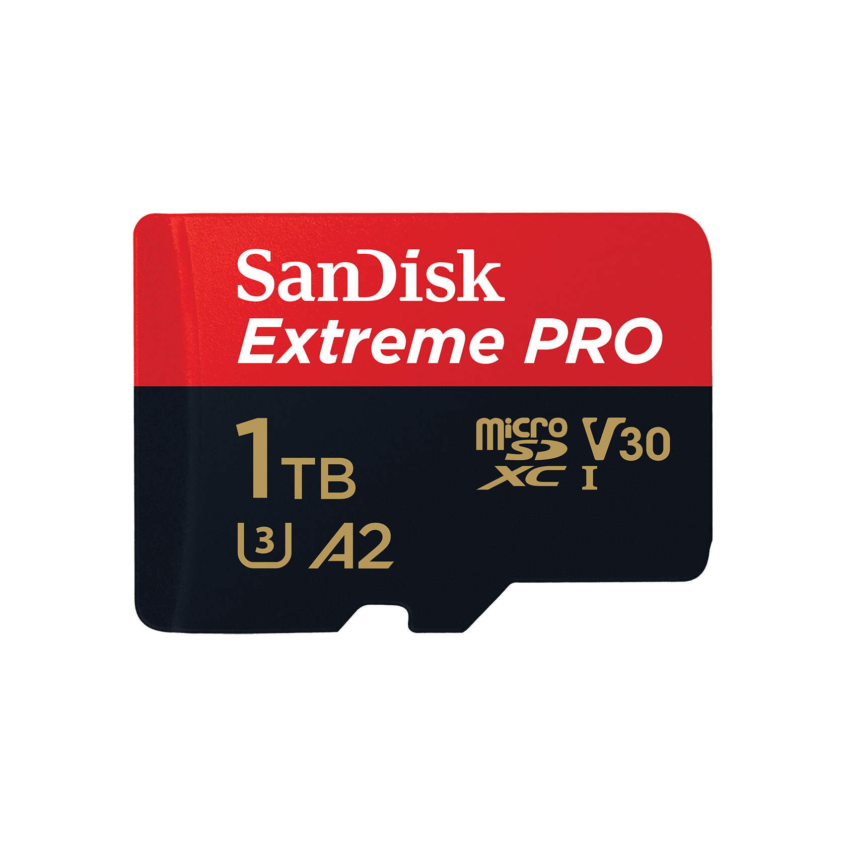 Sandisk Extreme Pro 1TB 4K Video MicroSDXC Card with Adapter