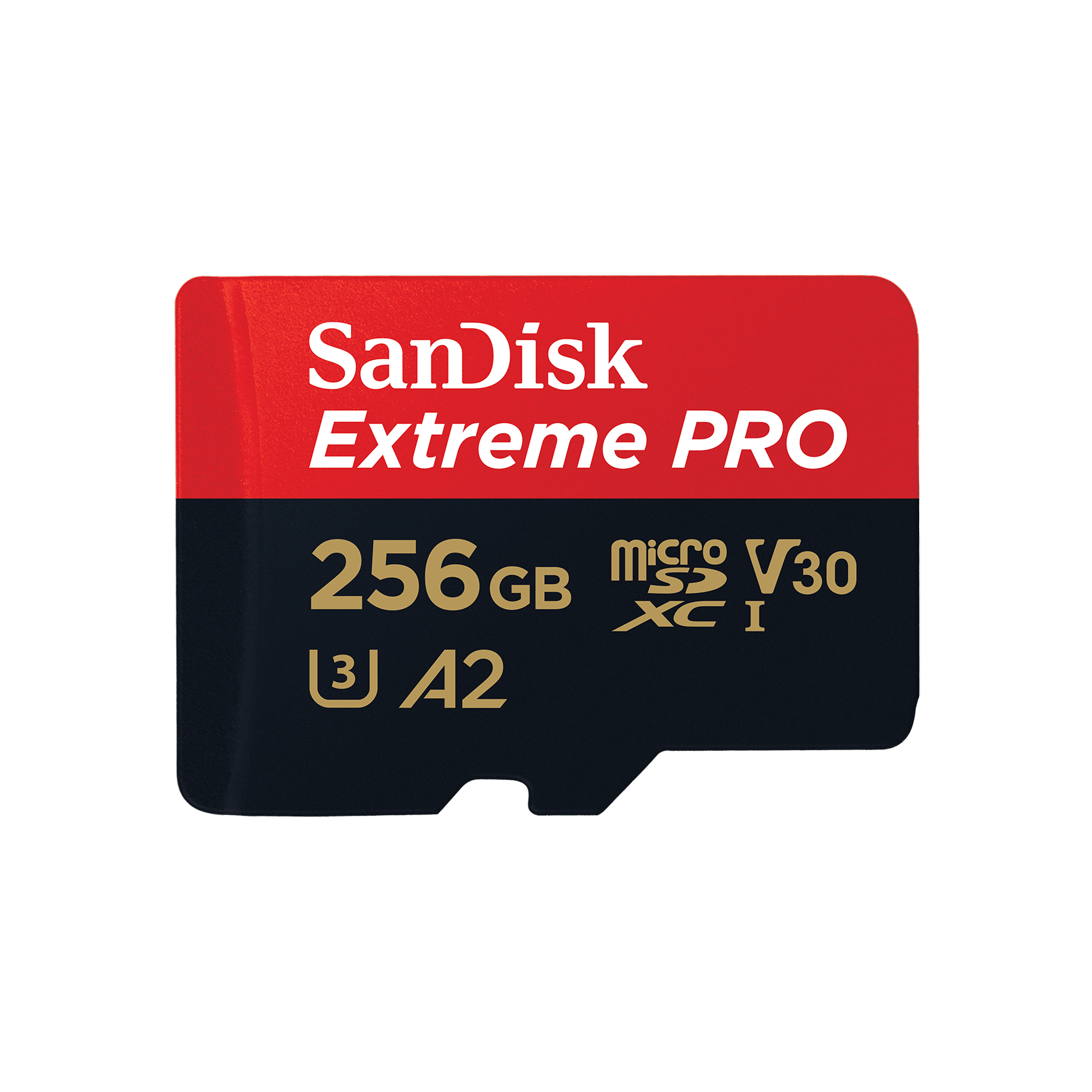Sandisk Extreme Pro 256GB 4K Video MicroSDXC Card with Adapter
