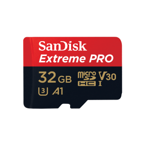 Sandisk Extreme Pro 32GB 4K Video MicroSDXC Card with Adapter