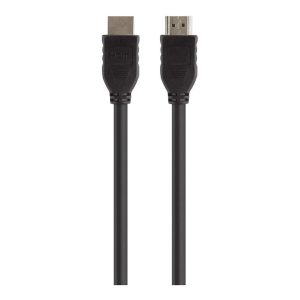 Belkin - Premium HDMI to HDMI - Standard Audio Video Cable 4K/Ultra HD Compatible, Full HD (1080p), Perfect for HDTV, Gaming console, CD/DVD player, Blue-ray player - 5 Meters - Black