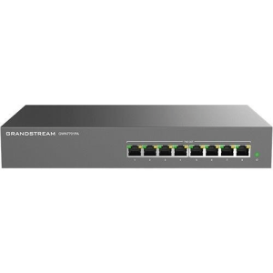 8x GbE, 8x PoE 802.3 af/at, up to 30W per port, 145W power budget
