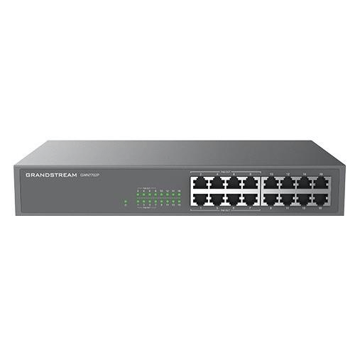 16x GbE RJ45, 8x PoE 802.3 af/at, up to 30W per port, 138W power budget