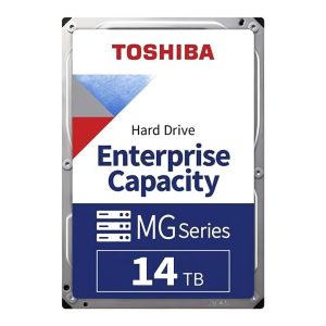 Toshiba 14TB 3.5-inch Enterprise SATA Hard Drive offers high-capacity, reliable storage for data-intensive applications. Designed for enterprise environments, it ensures excellent