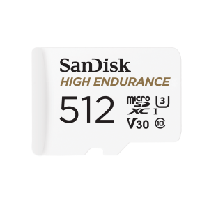 Sandisk High Endurance 512GB Class 10 MicroSDXC Card with Adapter