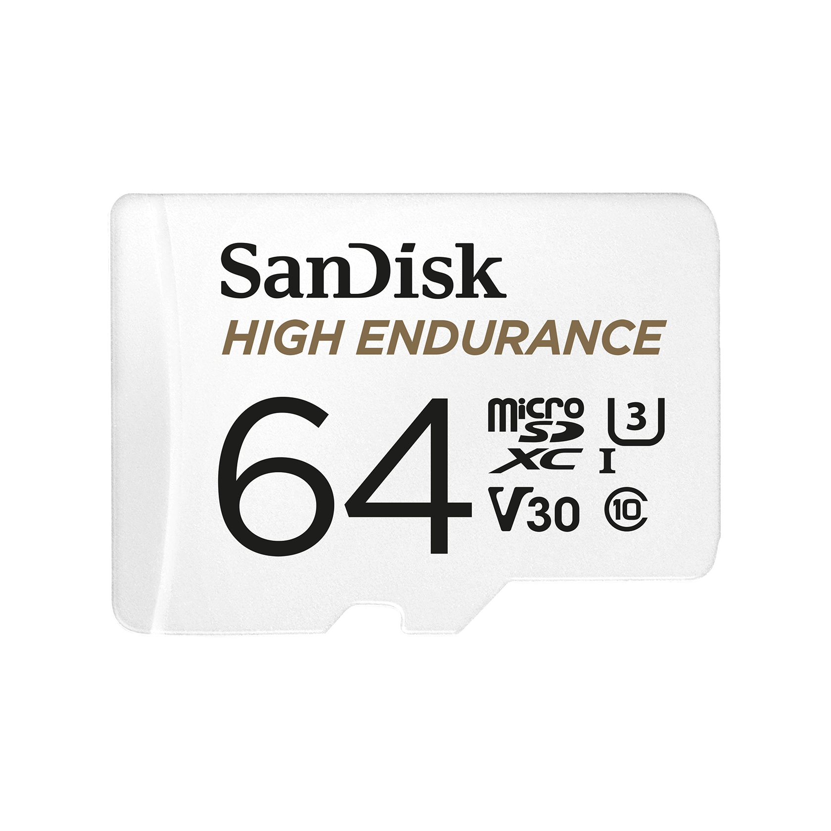 Sandisk High Endurance 64GB Class 3 MicroSDXC Card with Adapter