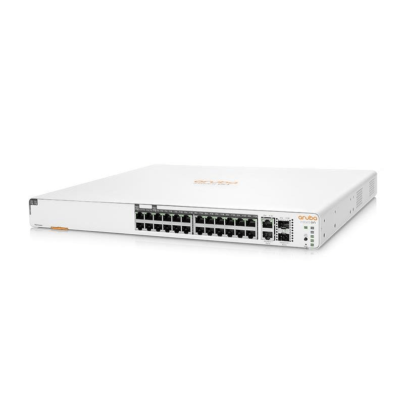Smart-managed layer 2+, 24xPoE GbE ports 2xSFP+