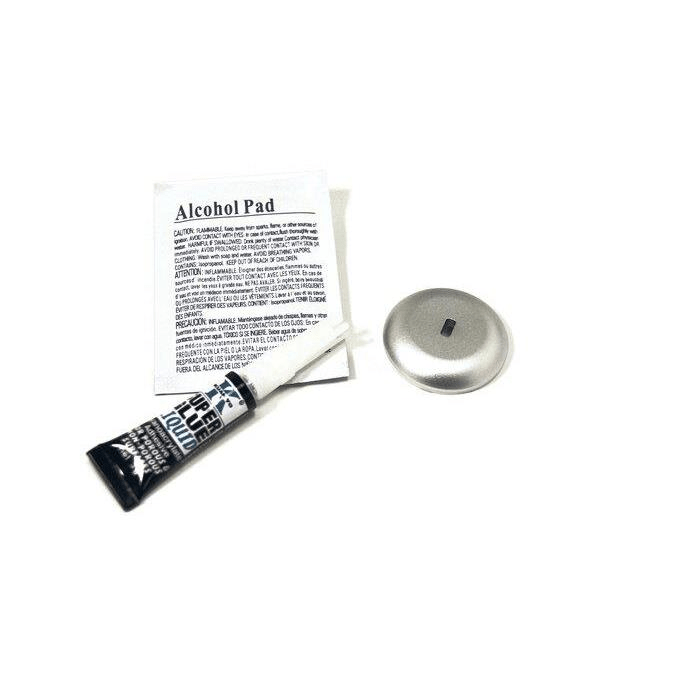Kensington - Security Slot T-Bar Adapter Disk - Silver - Premium Brand - 2 Year Warranty (Adhesive Glue) - Compatible with Kensington T-bar locks (Targus PA410 and K60600WW) - Note: this will be stuck to the LID of the Notebook to Create A LOCK SLOT - NOTE: The Kensington Slot Adapter is made to fit and work with Kensington Locks ONLY!