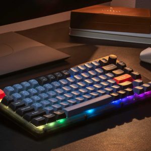 Keychron V1 Max QMK/VIA Wireless Custom Mechanical Keyboard | RED Switches - Black