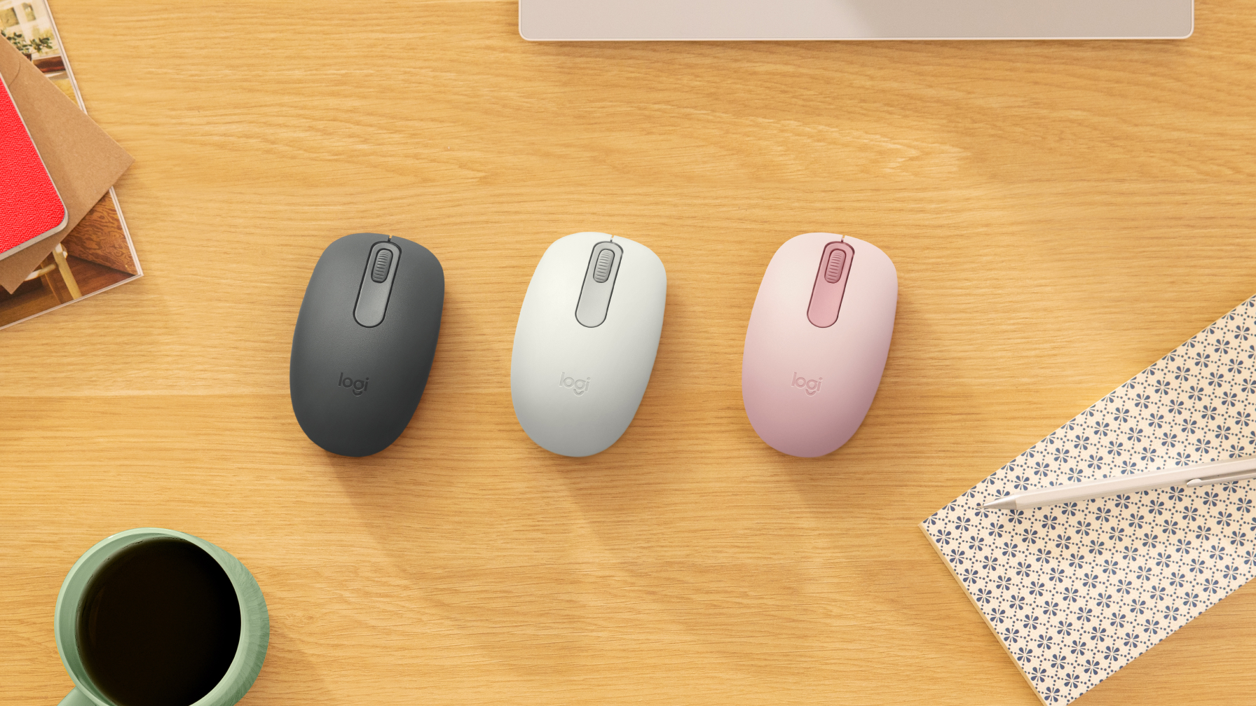 Logitech M196 Bluetooth Mouse - ROSE - BT - N/A