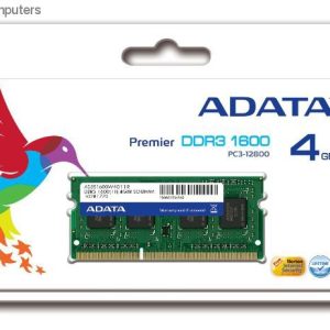 ADATA 4GB DDR3 1600MHZ SO-DIMM