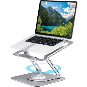 Tuff-Luv 360° Rotatable Aluminium Laptop Stand - Up to 16" - Height Ad