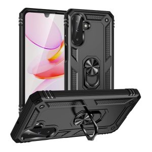 Tuff-Luv - Rugged Case & Stand Compatible with Samsung Galaxy A26 5G - Black