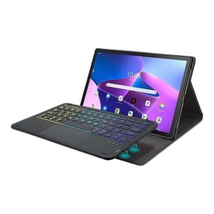 Tuff-Luv - Bluetooth Keyboard Case - Compatible with Lenovo Tab M10 3rd Generation Only - Fits Model: TB-311XU - Black