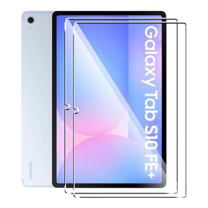 Tuff-Luv - 2.5D Tempered Glass - Compatible with Samsung Galaxy Tab S10 FE+ 13" (SM-X620/X626) - Clear NOTE: Screen Protectors - are NOT RETURNABLE.