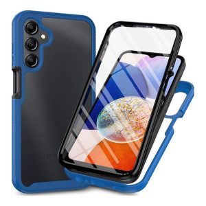 Tuff-Luv - Rugged Vault Case with Built in - Screen Protector - Compatible with the Samsung A26 5G - Blue