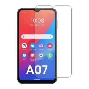 Tuff-Luv - 2.5D Full Screen Tempered Glass - Compatible with Samsung Galaxy A07 - Clear