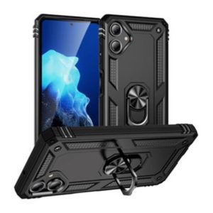 Tuff-Luv - Rugged Case and Stand - Compatible with Samsung Galaxy A07 - Black