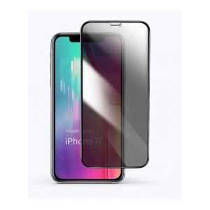 Tuff-Luv - 2.5D Privacy Tempered Glass Screen Protector - Compatible with Apple iPhone 17 - Privacy (1 Pack)