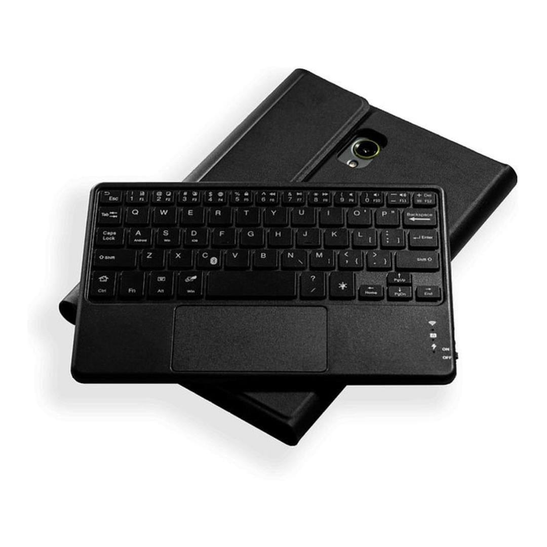 Tuff-Luv - Trackpad Keyboard Cover - Bluetooth Keyboard Case with TrackPad - Compatible with the Samsung Tab S11 Ultra 14.6" (SX-X936) - Black