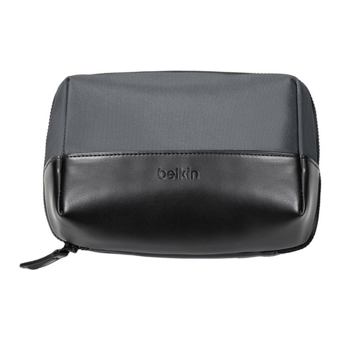 Belkin - Travel Organizer - Black (Meet your new essential: The Tech Travel Organiser. Thoughtfully designed for modern life on the move, this sleek, stylish bag keeps your electronics neatly stored and easily accessible. With dedicated space for a power bank, large wall charger, a mouse and more, it’s the perfect companion for tech-savvy travelers on the go)