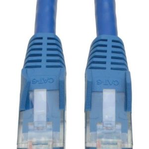 Eaton Cat6 Gigabit Snagless Molded (UTP) Ethernet Cable (RJ45 M/M), Blue, 6 ft. (1.83 m)