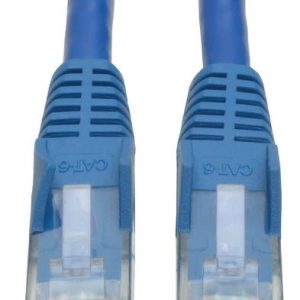 Eaton Cat6 Gigabit Snagless Molded (UTP) Ethernet Cable (RJ45 M/M), Blue, 10 ft. (3.05 m)