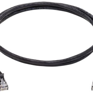 Eaton Cat6a 10G Snagless UTP Ethernet Cable (RJ45 M/M), Black, 5 ft. (1.52 m)