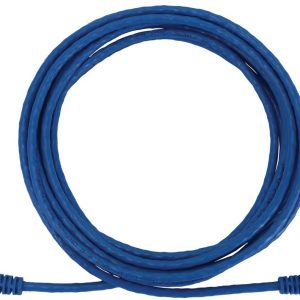 Eaton Cat6a 10G Snagless Shielded Slim STP Ethernet Cable (RJ45 M/M), PoE, Blue, 15 ft. (4.6 m)