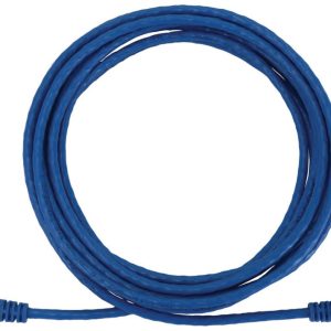 Eaton Cat6a 10G Snagless Shielded Slim STP Ethernet Cable (RJ45 M/M), PoE, Blue, 25 ft. (7.6 m)