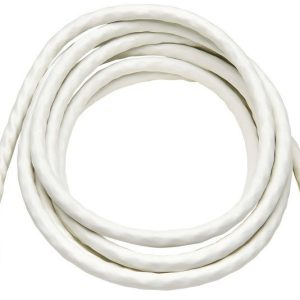 Eaton Cat8 25G/40G Certified Snagless Shielded S/FTP Ethernet Cable (RJ45 M/M), PoE, White, 10 ft. (3.05 m)