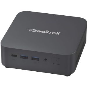 Decibell N3ES Mini Desktop PC - AMD Ryzen 5 7530U Processor (6 Cores, 2.0GHz Base Clock, 12 Threads) 28W TDP, 16GB LPDDR4X Up to 3733MT/s Memory, 512GB M.2 2280 PCIe SSD, AMD Radeo