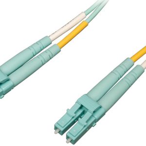Eaton 10Gb/100Gb Duplex Multimode 50/125 OM4 LSZH Fiber Patch Cable (LC/LC) - Aqua, 2M (6 ft.)