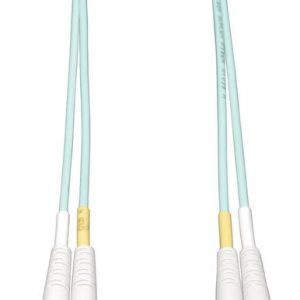 Eaton 10Gb Duplex Multimode 50/125 OM3 LSZH Fiber Patch Cable (LC/LC) - Aqua, 3M (10 ft.)