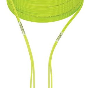 Eaton 100G Duplex Multimode 50/125 OM5 LSZH Fiber Optic Cable (LC/LC), Lime Green, 5 m
