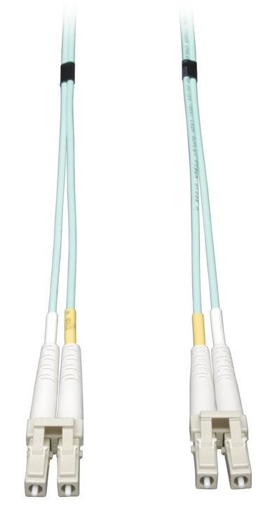 Eaton 10Gb Duplex Multimode 50/125 OM3 LSZH Fiber Patch Cable (LC/LC) - Aqua, 5M (16 ft.)