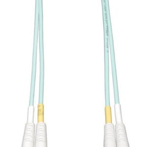 Eaton 10Gb Duplex Multimode 50/125 OM3 LSZH Fiber Patch Cable, (LC/LC) - Aqua, 10M (33 ft.)