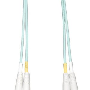 Eaton 10Gb Duplex Multimode 50/125 OM3 LSZH Fiber Patch Cable, (LC/LC) - Aqua, 20M (65-ft)