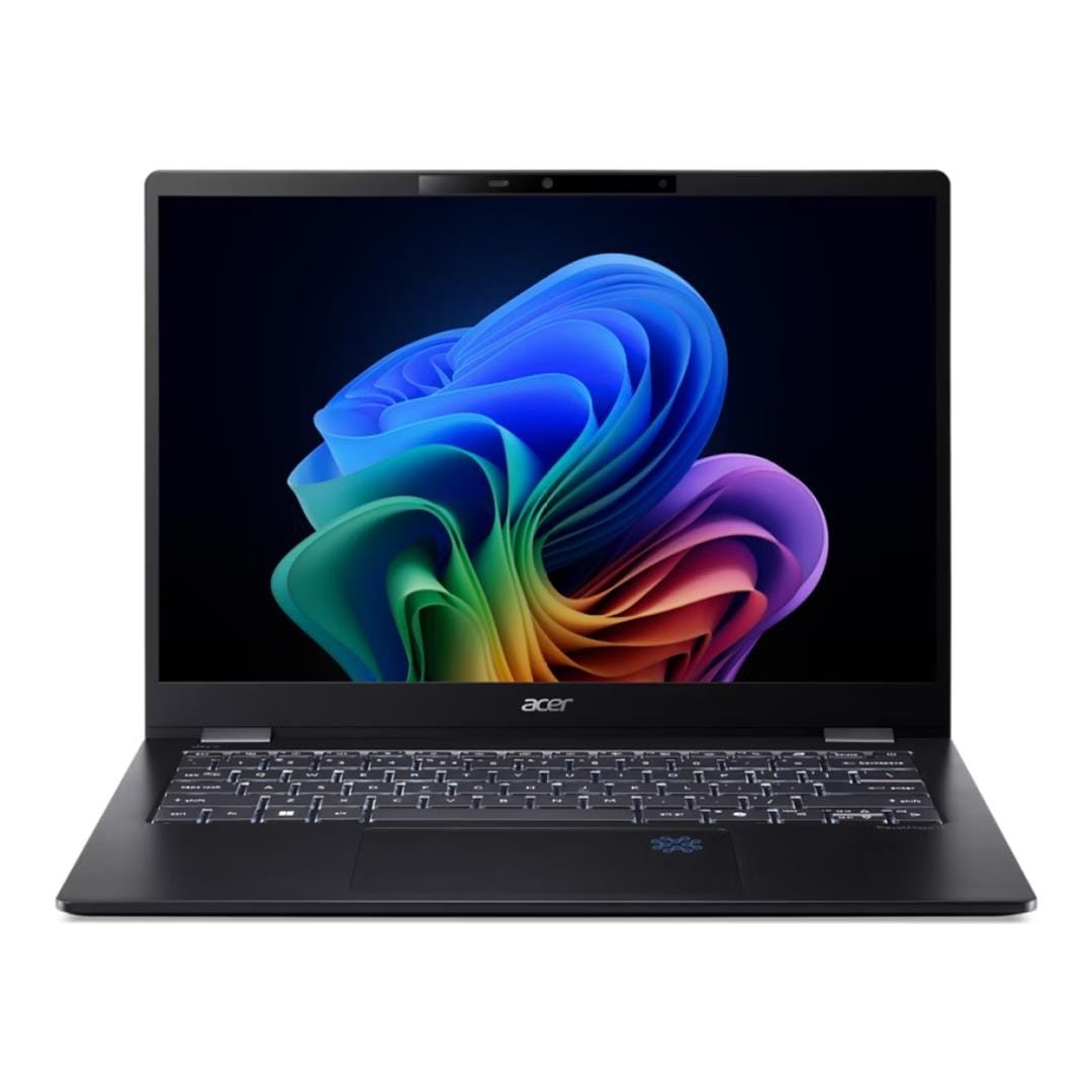 Acer Travelmate P6- TMP614-54T-TCO-72H5 AI Copilot+ PC- Black - Touch- Ultra lightweight design 14 inch WUXGA (1920×1200) IPS touch, with slim bezels and anti glare coating- Intel®