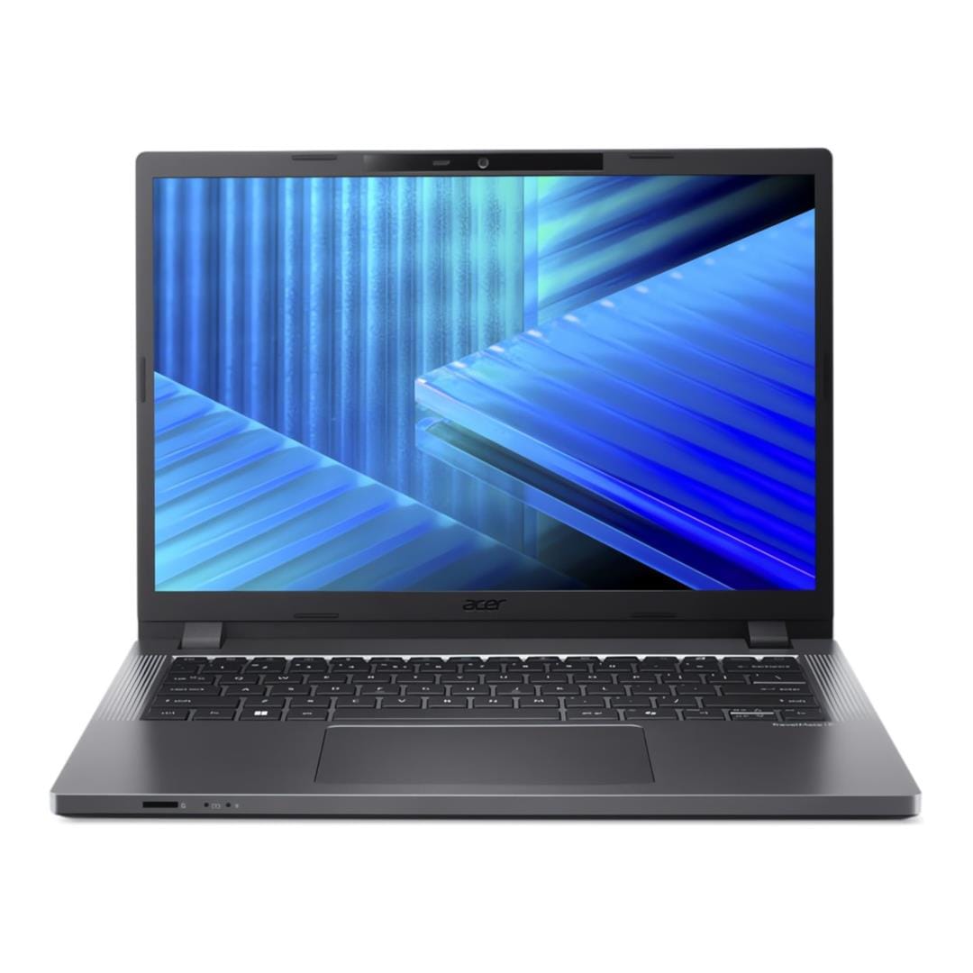 TMP214-75-G3-TCO-56PW | Intel Core Ultra 5 processor 125H | 14" WUXGA IPS SlimBezel | 16GB DDR5 Memory ( 2x DIMM slots:1 X Open Memory Slot - upgradable to 64GB) | 512GB PCIe NVMe