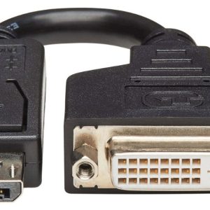 Eaton DisplayPort to DVI-I Adapter Cable (M/F), 6 in. (15.2 cm)