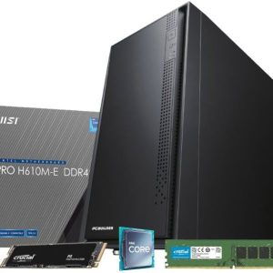 PCBuilder Intel Core i3-14100 OFFICE Master Windows 11 Desktop PC