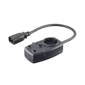 Noble Janus Multiplug - 2 Port Coupler, 3 Pin SA and Shucko Output Ports, IEC C14 Power Input, Black Color, Retail Box, 6 Months Warranty.