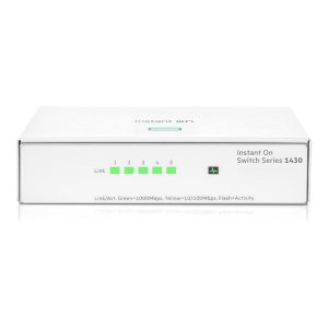 Unmanaged, Layer 2, 5x GB ports - DOES NOT WORK WITH CAMBIUM OR UBIQUITI AP
