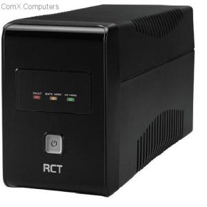 RCT 850VA LINE-INTERACTIVE UPS 510W WITH SA WALL SOCKETS - 1 X TYPE M 2 X TYPE N. BATTERY 6 MONTH WARRANTY ONLY!