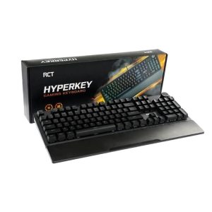 RCT HyperKey 104 keys Mechanical Gaming Keyboard; Blue mechanical switches; Multi Color LED Backlight.